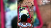 Two-month-old Baby And Brother Abandoned On Pavement