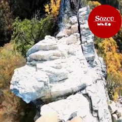 Doğa yürüyüşçüleri 'müthiş' manzarayı buldu