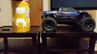 Traxxas xmaxx 8s with MadMax wheels, and MadMax adapters.