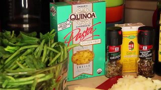 Vegan Recipe | Quinoa Pasta & Greens