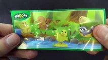Kinder Surprise Kinderino Popsicles Green Pink Blue Yellow Purple Eggs Toys Surprise Video For Kids