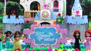 ♥ LEGO Disney Princess Belle HAUNTED ZOMBIE MANSION ft. Ariel Rapunzel Cinderella