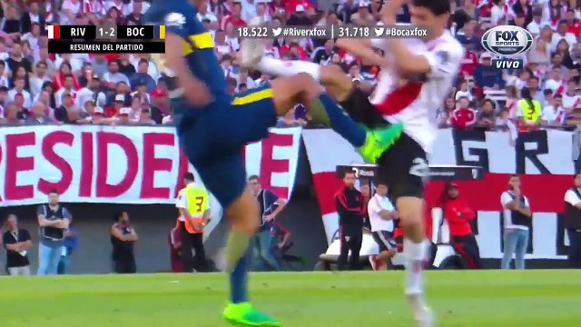 River Plate 1-2 Boca Juniors Clásico Superliga Argentina 05/11/2017