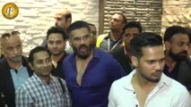 FLEXSTONE EXHIBIT EXHIBITION ATTEND BY ACTOR SUNIEL SHETTY