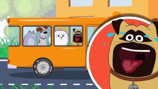 Secret Life Of Pets Wheels on The Bus go Round and Round and More