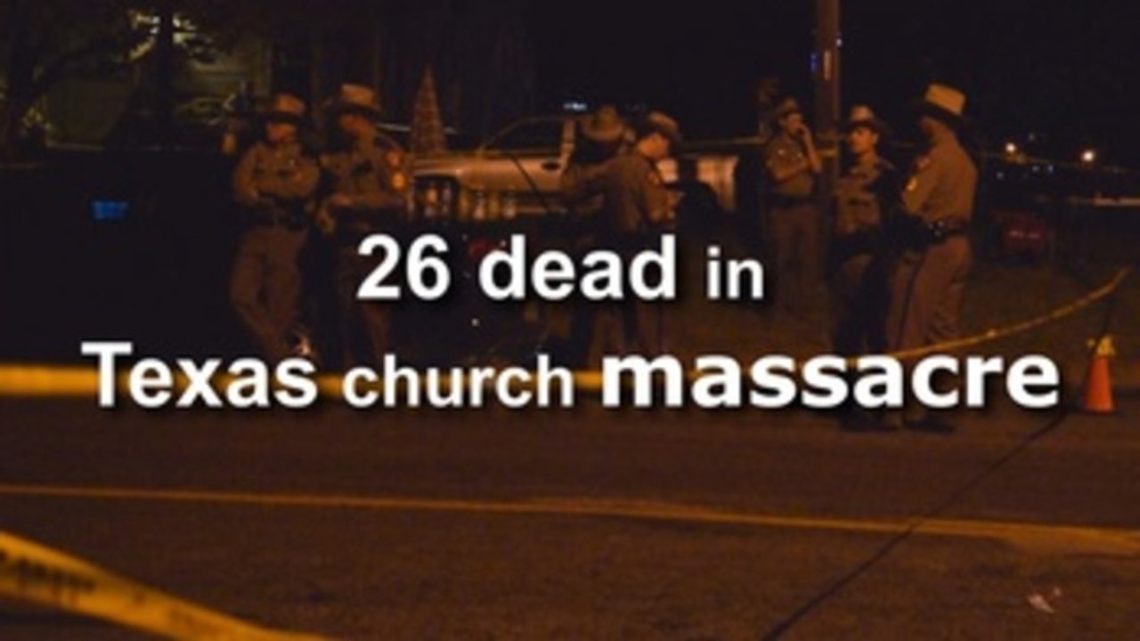 26 dead in Texas church massacre
