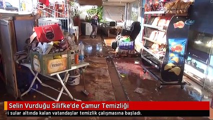 Selin Vurduğu Silifke'de Çamur Temizliği