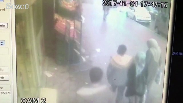 Kadınlar hırısızı, hırsız takip edildiğini fark etmedi