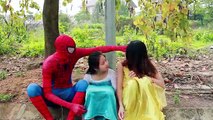 Spiderman Call Police Imprisonment Joker Locked in car Frozen Elsa Superman sporty Superhero funny