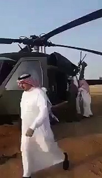 Video of Prince Mansour bin Muqrinamd just before helicopter crashed Mansour ben Moqren Muqrin