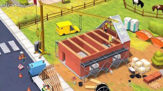 Little Builders - Video for Kids : Trucks, Cranes, Digger | New Fun Construction Games for Children