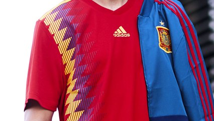 Le maillot de l'Espagne pour la Coupe du Monde 2018