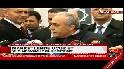 Bakan Fakıbaba'dan ucuz et ile ilgili flaş açıklama