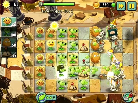 Зомби против Растений 2! Plants Vs Zombies 2! Серия 4 Растенияпротив Зомби в Египте! Капуста