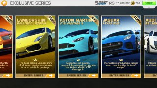 Real Racing 3 Exclusive Series 100% of Aston Martin V12 Vantage S Complete