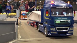 60 Trucks in 12 Minutes! RC Truck Action! 2017 Convoy @ Messe Wels I Austria