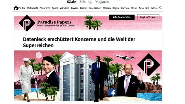 Paradise Papers expose world elite's secret tax havens