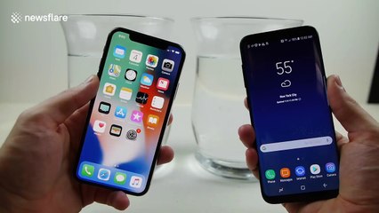 Tech YouTuber compares iPhone X and Samsung Galaxy S8 in freeze test