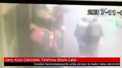 Genç Kızın Cebindeki Telefonu Böyle Çaldı