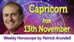 Capricorn Weekly Horoscope from 13th November - 20th November 2017