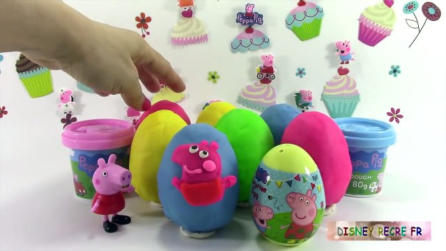 01.Pâte à modeler Peppa Pig Oeufs Surprise Peppa Cochon play doh