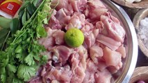 Cooking Green Chilli Chicken Recipe in My Village | Simple Recipe | VILLAGE FOOD