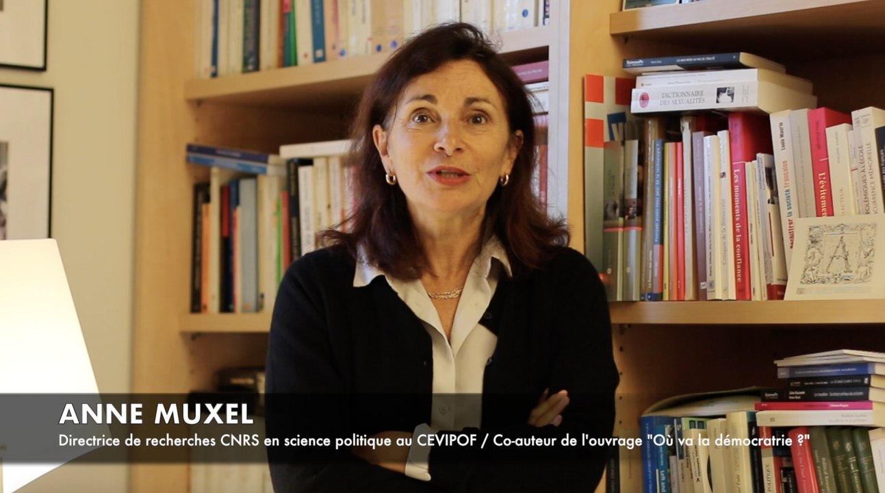 Anne Muxel présente l'ouvrage "Où va la démocratie?"