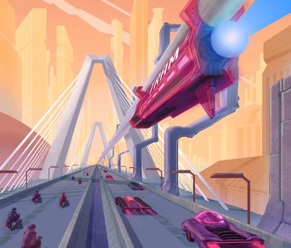 American Transportation system - modern technology - US Technology - future flying car