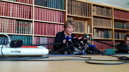 Conférence de presse de la Procureure de la République Edwige Roux-Morizot à propos de la disparition d'Alexia Daval