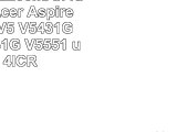 vhbw Akku 2200mAh für Laptop Acer Aspire S3471 V5 V5 V5431G V5471 V5531G V5551 ua