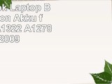 Dtk Ultra Hochleistung Notebook Laptop Batterie Liion Akku für APPLE A1322 A1278 Mid