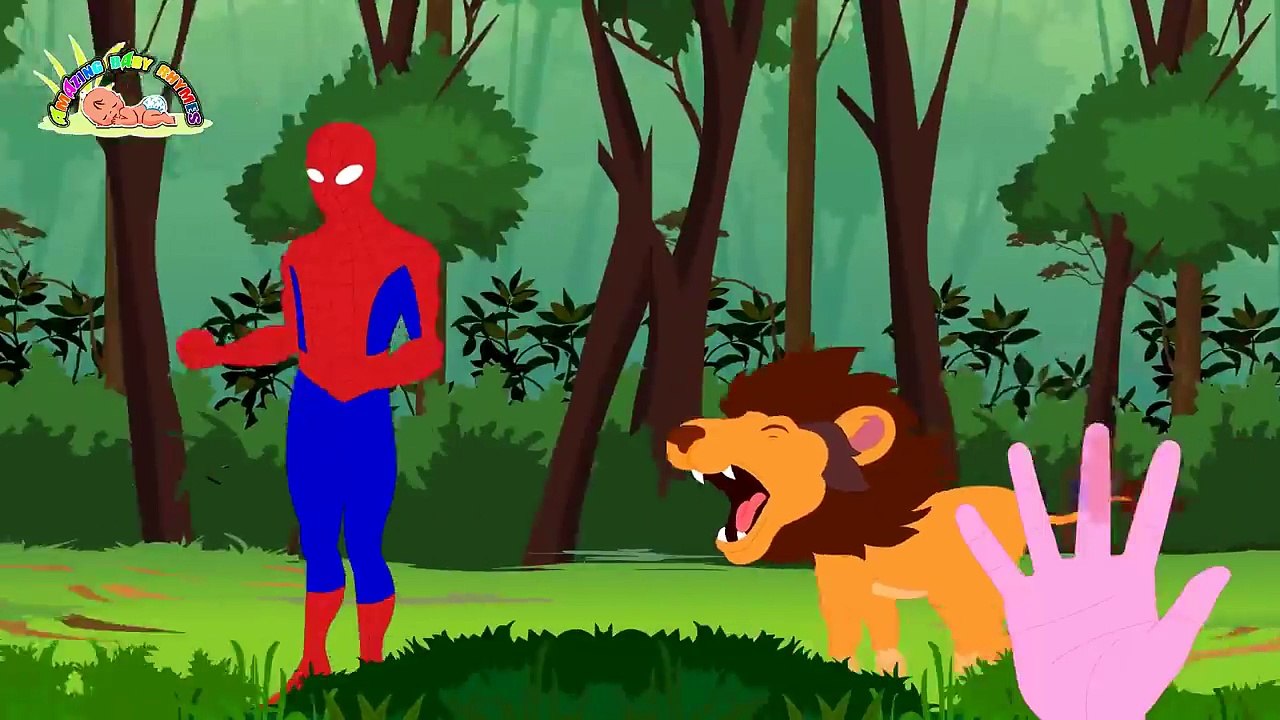 Spiderman finger family collection_Spiderman color songs_finger family songs for kids