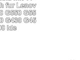 Vinitech Akku mit 111V 4400mAh für Lenovo 3000 G530 G550 G555 B460 B550 G430 G450 N500