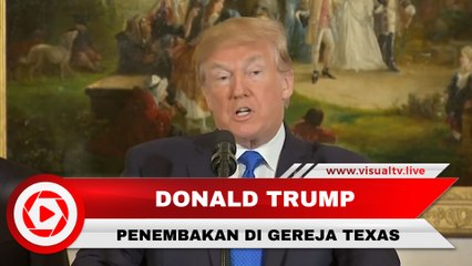 Donald Trump Sebut Pelaku Penembakan di Texas Alami Gangguan Mental