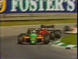 Gran Premio d'Austria 1987: Sorpassi di Alboreto e Prost a T. Fabi e di Prost ad Alboreto