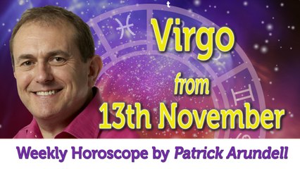Virgo Weekly Horoscope from 13th November - 20th November 2017