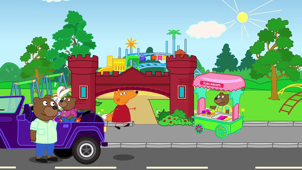 Fox Family Eating Giant Ice Cream Full Episodes! Why did the ICE CREAM melt Nursery Rhymes