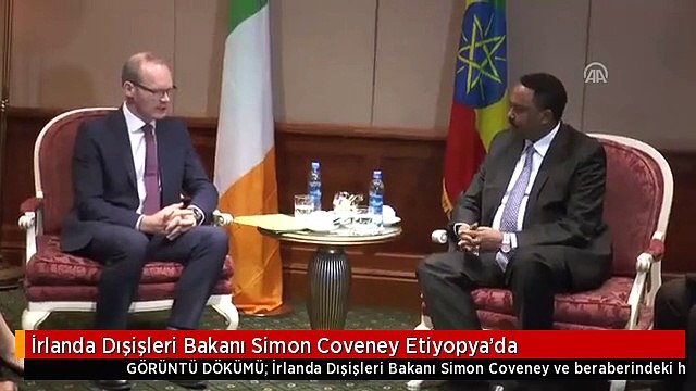İrlanda Dışişleri Bakanı Simon Coveney Etiyopya'da