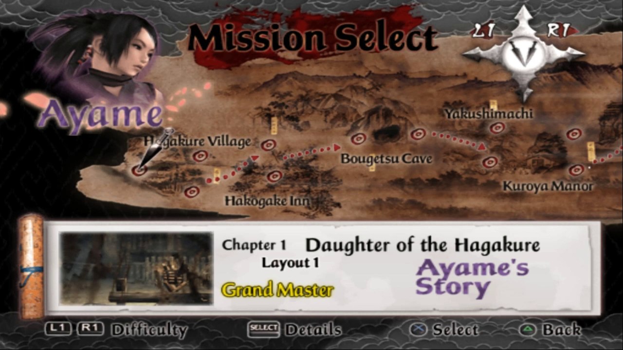 Tenchu Fatal Shadows - Chapter 1 (Grand Master)