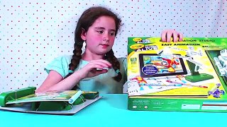 Crayola Color Alive Easy Animation Studio Unboxing & Review - Superhero in Space