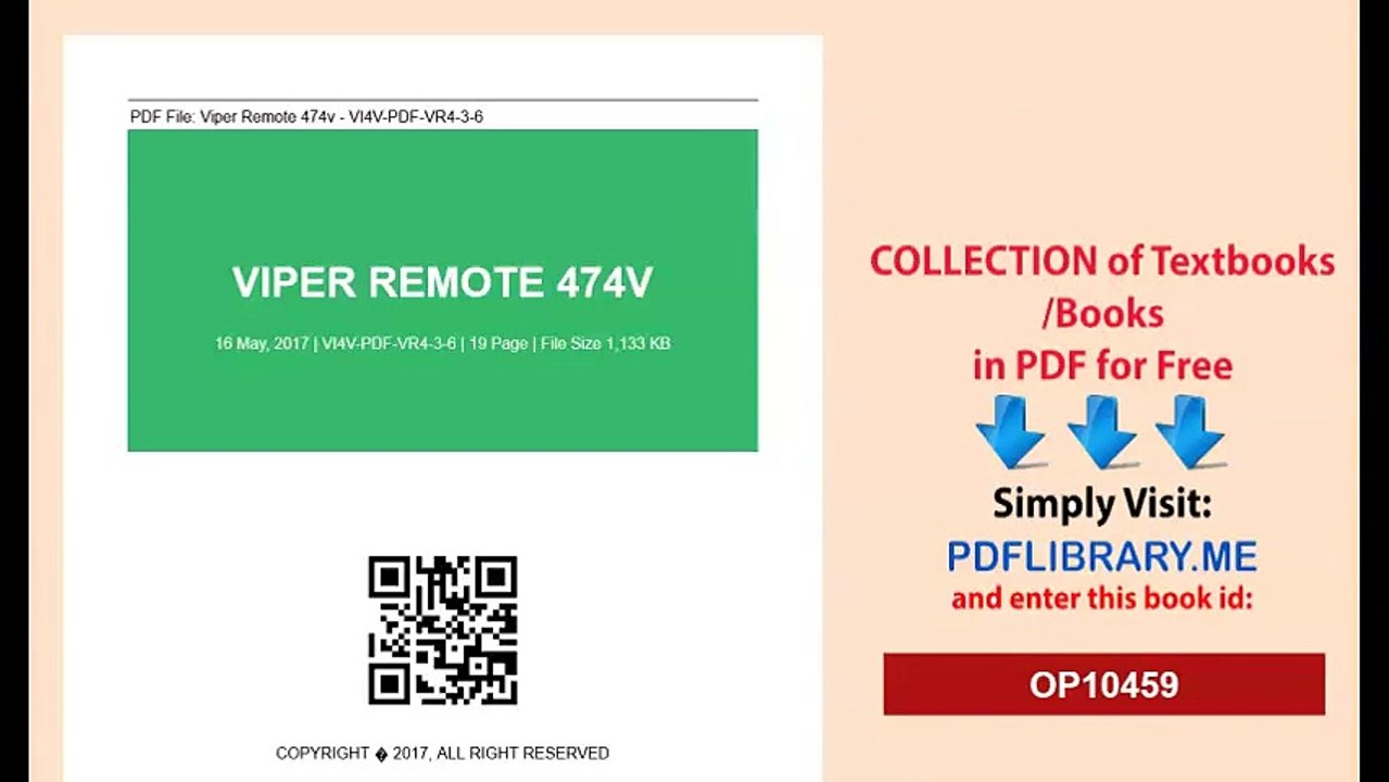 [PDF] Viper Remote 474v [D0WNL04D]