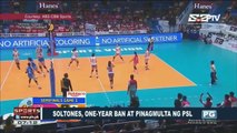 SPORTS BALITA | Soltones, one-year ban at pinagmulta ng PSL