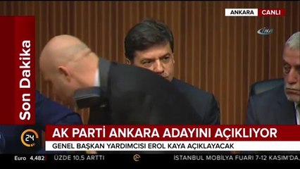 AK Parti Ankara adayını açıklıyor