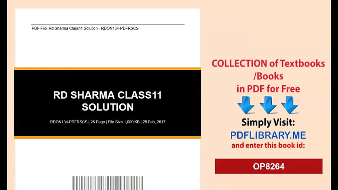 [PDF] Rd Sharma Class11 Solution [D0WNL04D]