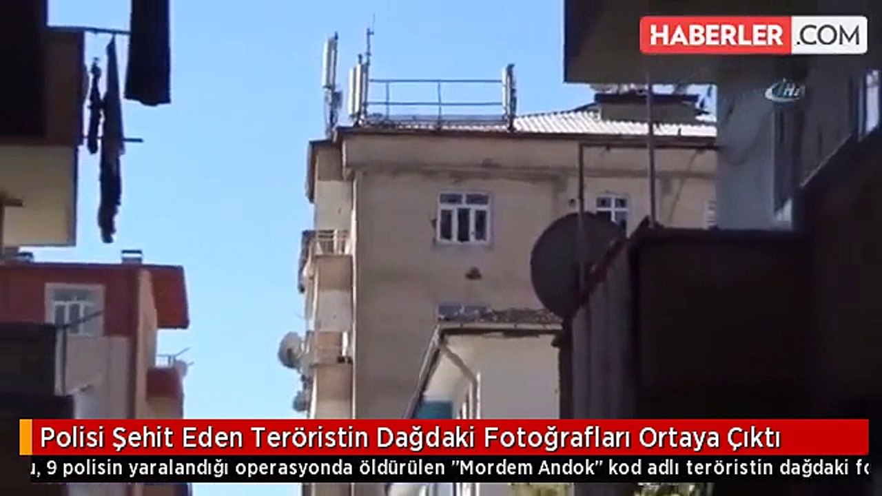 Polisi Şehit Eden Teröristin Dağdaki Fotoğrafları Ortaya Çıktı