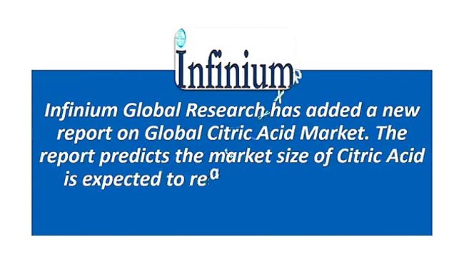 Citric Acid Market: Global Industry Analysis, Trends, Market Size & Forecasts to 2023