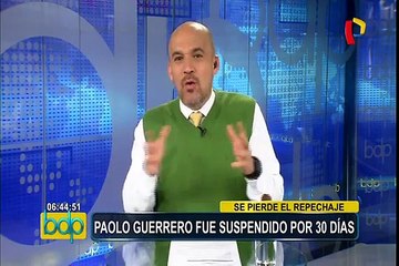 Doctor Julio Grados: “Paolo Guerrero jamás estuvo vinculado a temas de doping”