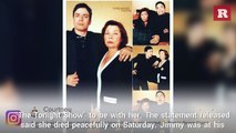 Jimmy Fallon's mother, Gloria, passes away at 68 | Rare People