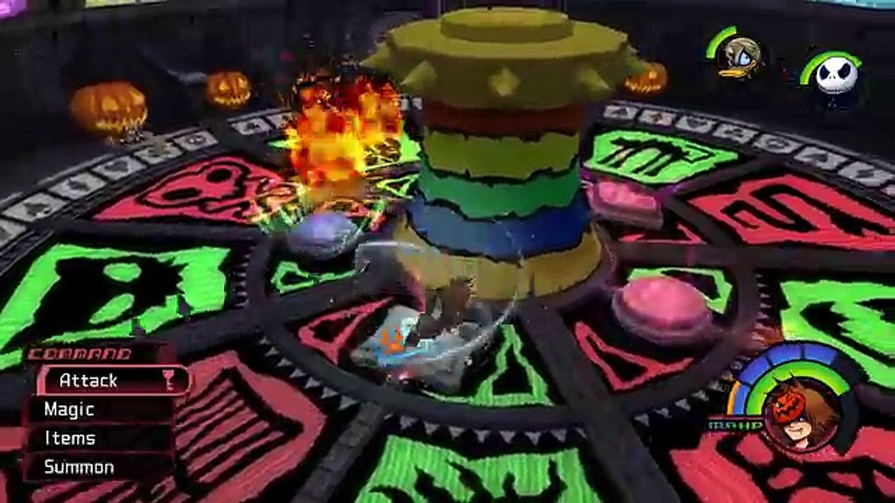 Kingdom Hearts: Oogie Boogie Boss Fight (PS3 1080p)