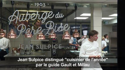 Jean Sulpice, "cuisinier de l’année" du guide Gault Et Millau